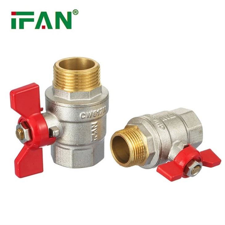 Butterfly Handle Brass Ball Valves